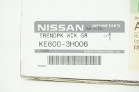 Nissan Micra K13 Dekor-Set außen Anthrazit Metallic  KE600-3H006  Original  Neu 
