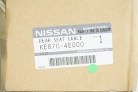 Nissan Qashqai J11 Klapptsich Rückenlehne  KE870-4E000  Original  Reisetisch Neu