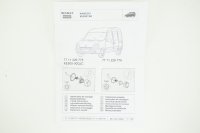 Renault Kangoo Nissan Kubistar E-Satz Anhängerkupplung KE505-00QJC Original PSA Neu