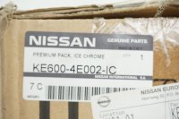 Dekor Leisten Nissan Qashqai J11 KE600-4E002 Original Design Paket Ice Chrom Neu