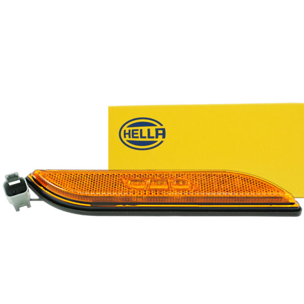 LED Seitenmarkierungsleuchte Universal Begrenzugsleuchte gelb 12V 24V Hella