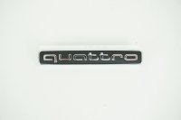 Original Audi Quattro Schriftzug Emblem Kühlergrill  4G0853736E 2ZZ Neu 