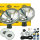 2x Auxiliary headlights Hella Comet FF200 driving lights L+R headlights oval
