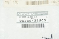 Original Nissan Spiegelglas 9636632U00 Außensiegel 96366-32U00 Neu 