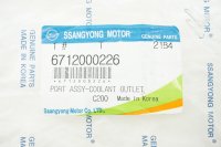 Original SsangYong Coolant Connector Cooling Water Flange 6712000226 New