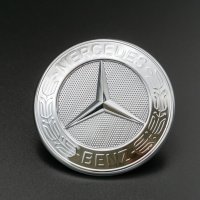 Mercedes Emblem Star Bonnet Chrome A B CLK SL SLK M R...