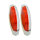 2x Clearance light Position light Marker light Hella Red Lateral C5W