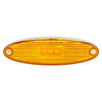 4er Set LED Seitenmarkierungsleuchte Umrißleuchte Gelb Anhänger Wohnwagen 12V