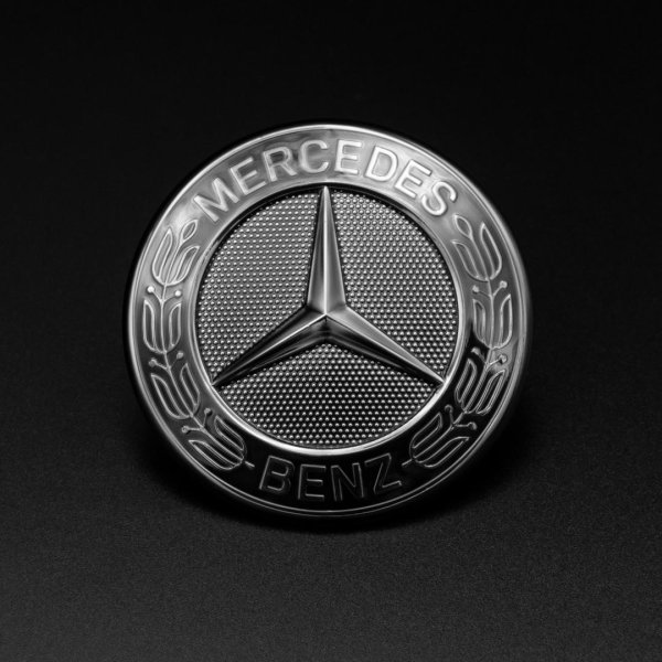 Mercedes flaches Emblem für Motorhaube,  A-B-C-CLC-CLK-CLS-E-GL-ML-R-S-SL-SLK A2078170316