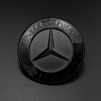 Mercedes Benz W205 W212 Emblem black 2128170316 Star bonnet