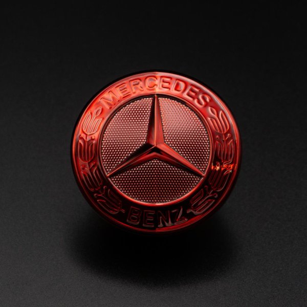 Mercedes Benz Emblem rot 2218170016 Stern Grill W221 W211 W212 E550