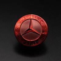 Mercedes Benz Emblem rot 2218170016 Stern Grill W221 W211...