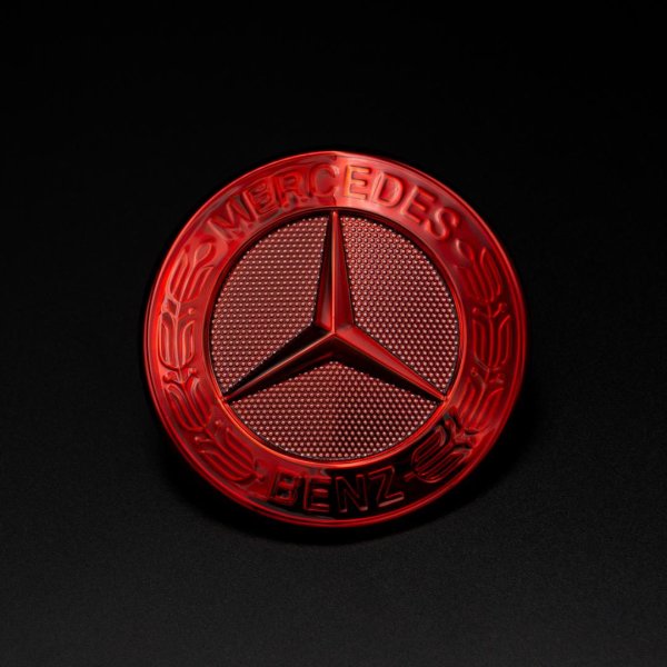 Mercedes Emblem front bumper red W176 W117 W156 W218 A2188170116, 49,95 €
