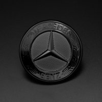 Mercedes Benz Emblem Motorhaube Stern Logo schwarz...