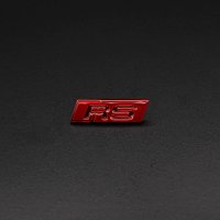 Audi RS Lenkrad Emblem rot für TT TTS TTRS 8S 8S0419685 Neu
