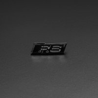 Audi R8 4S Lenkrad Emblem schwarz Plakette 4S0419685 Schriftzug Logo Neu