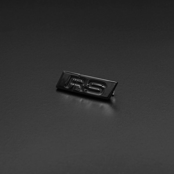 Audi RS Lenkrad Emblem schwarz für TT TTS TTRS 8S 8S0419685 Neu 