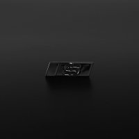 Audi S Schriftzug Logo Emblem selbstklebend 9x30mm schwarz SLine 9x30mm