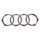 Audi Ringe Kühlergrill rot 8J0853605B Audi Logo Emblem Schriftzug  