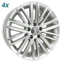4x original VW Tiguan 5N Fortaleza alloy wheel rims...