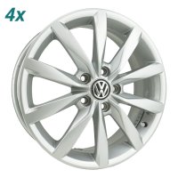 4x original VW T-Roc Golf 7 alloy wheel rims Dijon 17...