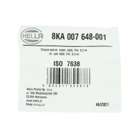 HELLA electric coil spiral cable 7-pin ABS 3.5m ISO7638 8KA 007 648-001