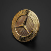 Mercedes Emblem Stern Gold für W117 W156 W176 W176...
