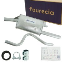 Hella Faurceia rear silencer for Peugeot 504 A M complete...