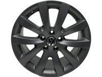 4X Original VW Scirocco 3 Long Beach alloy wheels 7Jx17 ET33 1K8601025 Titanium / Grey