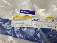 Original Volvo Kopfstützen Bezug Leder schwarz 30821962 Neu