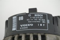 Volvo V40 S40 Lichtmaschine 14V 80A 0123315021 9164940 Original 